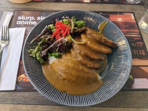 vegan yasai katsu curry at Wagamama - Quincy Market in Boston