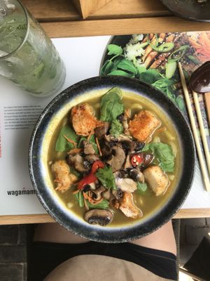 Vegan ramen at Wagamama - Quincy Market in Boston