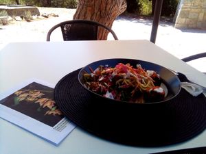 Main dish at Greens Project in Lisbon