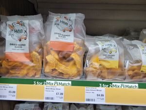 Dried fruit at Holland & Barrett - Tottenham Court Road in London