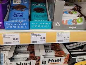Vegan chocolate at Holland & Barrett - Tottenham Court Road in London