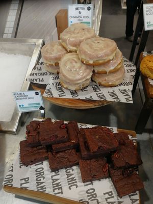 Vegan baked goods at Planet Organic - Tottenham Court Rd in London