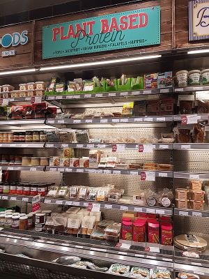 plant based protein at Planet Organic - Tottenham Court Rd in London