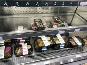 Salads  at Planet Organic - Tottenham Court Rd in London