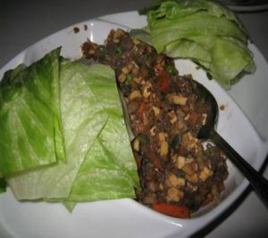 Lettuce Wraps at Double Happiness in Wilmington