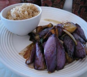 Eggplant at Double Happiness in Wilmington