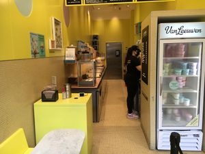 Inside store at Van Leeuwen Ice Cream - Upper West Side in New York City