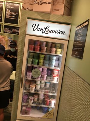 Take out pint containers. at Van Leeuwen Ice Cream - Upper East Side in New York City