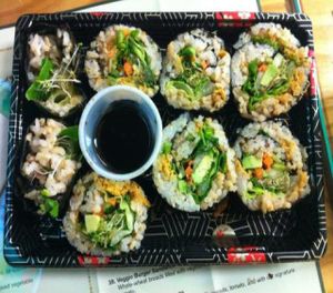Rice Vegetable Sushi Roll w/out red pepper - Natural Way Cafe at Natural Way Cafe in Fair Lawn