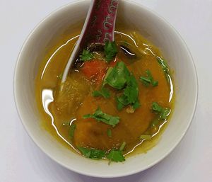 Pumpkin Soup
 at Natural Way Cafe in Fair Lawn
