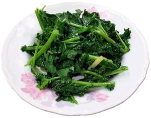 Organic Kale
 at Natural Way Cafe in Fair Lawn