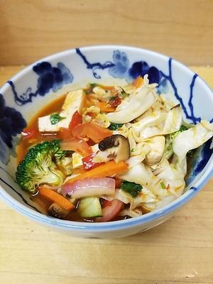 Spicy Mapo Tofu
 at Natural Way Cafe in Fair Lawn