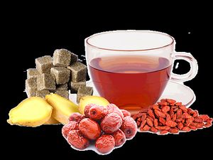 Homemade Ginger Tea
 at Natural Way Cafe in Fair Lawn