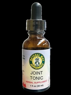 Joint Tonic is indicated for most all joint inflammation and degeneration and also is indicated for all arthritis, athletic overuse, carpel tunnel, age related degeneration and overall joint pain. It helps joint pain from fibromyalgia; and, it decreases joint inflammation directly in the joint and surrounding tissue and increases overall blood levels of naturally occurring corticosteroids by slowing the breakdown of ones own natural cortisone. Joint Tonic will decrease all inflammation and calm down the immune system. It is a tonic remedy for most joint problems develop over a long term, and subsequently need a long-term treatment (Le. 1 -3 months). at Natural Way Cafe in Fair Lawn