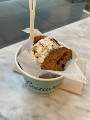 Amazing vegan ice cream sandwich in NY!  at Van Leeuwen Ice Cream - Nolita in New York City
