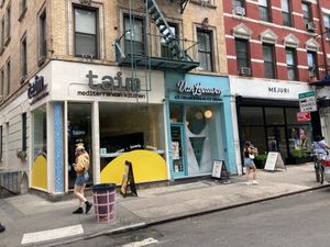Located next to Taim at Van Leeuwen Ice Cream - Nolita in New York City