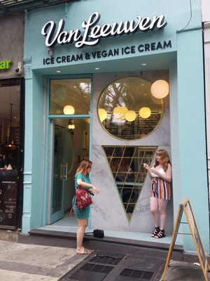 Outside at Van Leeuwen Ice Cream - Nolita in New York City