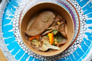 Galette de sarrasin at brEAThe Restaurant - Pigalle in Paris