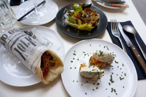 "Greek" brunch (May 2021) at brEAThe Restaurant - Pigalle in Paris