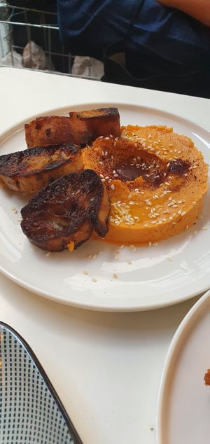 Sweet potato puree at brEAThe Restaurant - Pigalle in Paris