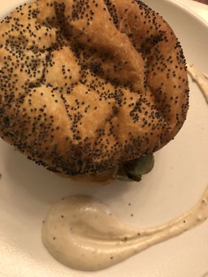 Portobello mushroom and seitan burger   at brEAThe Restaurant - Pigalle in Paris