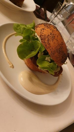 Seitan burger at brEAThe Restaurant - Pigalle in Paris
