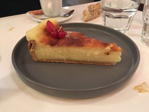 Flan coco at brEAThe Restaurant - Pigalle in Paris