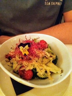 Gnocchis au beurre d'estragon at brEAThe Restaurant - Pigalle in Paris