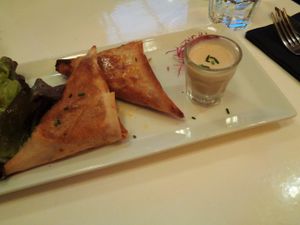 Croustillants de champignons Eryngii at brEAThe Restaurant - Pigalle in Paris