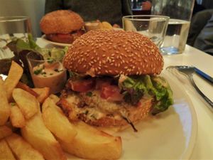 Burger at brEAThe Restaurant - Pigalle in Paris
