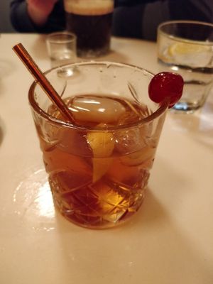 Cherry Negroni at brEAThe Restaurant - Pigalle in Paris