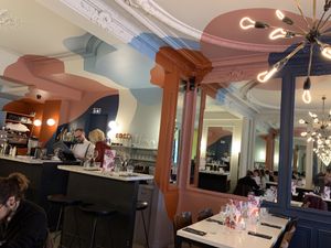 Interior at brEAThe Restaurant - Pigalle in Paris
