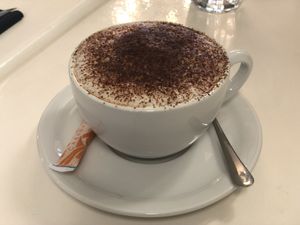 Cappuccino at brEAThe Restaurant - Pigalle in Paris