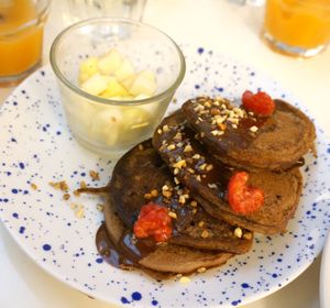 Pancakes (from the brunch) at brEAThe Restaurant - Pigalle in Paris