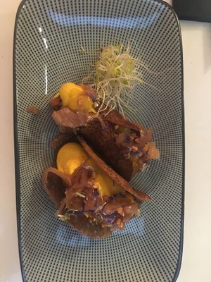 Duo de sarrasin croquant  at brEAThe Restaurant - Pigalle in Paris