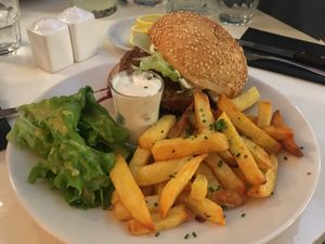 Burger at brEAThe Restaurant - Pigalle in Paris