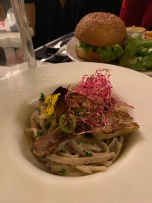 Linguine was 10/10. at brEAThe Restaurant - Pigalle in Paris