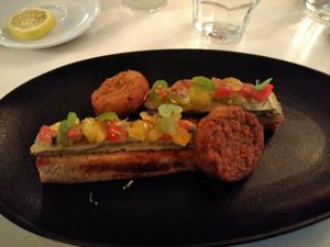Plat at brEAThe Restaurant - Pigalle in Paris