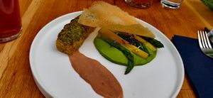 Tempeh en croûte de persil at brEAThe Restaurant - Pigalle in Paris