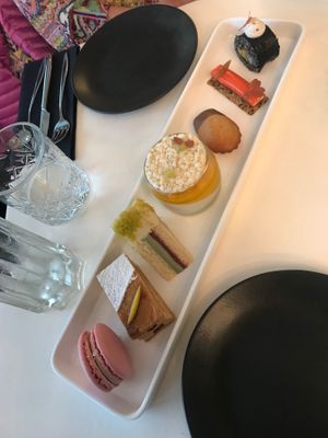 Afternoon tea vegan for one (shared for us two because it was enough for us)  at brEAThe Restaurant - Pigalle in Paris