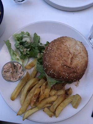 le fameux burger  at brEAThe Restaurant - Pigalle in Paris
