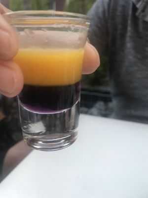 Shots at brEAThe Restaurant - Pigalle in Paris