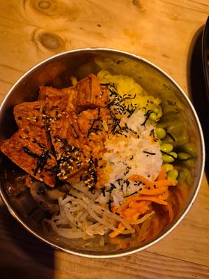 Tofu Bibimbap at Pan Pan in Oxford