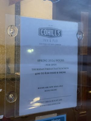   at Cohill's Inn in Lubec