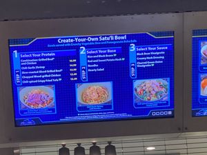 Menu marked with vegan 🌱 icon at Walt Disney World - Satu'li Canteen in Lake Buena Vista