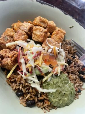 Tofu bowl with rice   at Walt Disney World - Satu'li Canteen in Lake Buena Vista