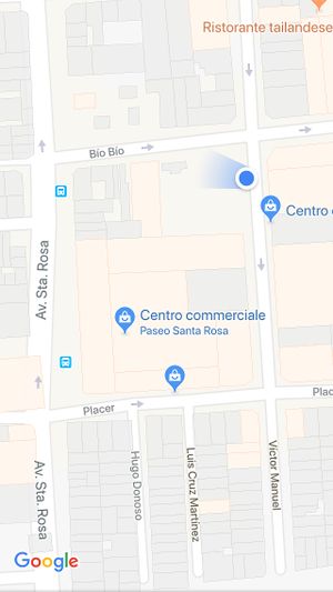 Location at Comida Go Vegan in Santiago