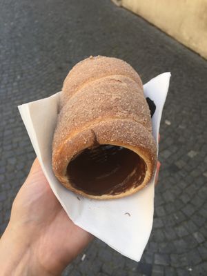 Vegan chocolate at Waffle Point U Kajetana in Prague
