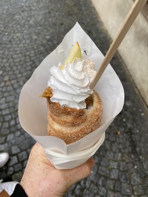Apple Strudel Trdelník  at Waffle Point U Kajetana in Prague