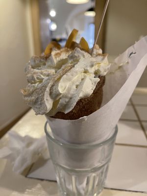 Apple strudel tridelnik  at Waffle Point U Kajetana in Prague